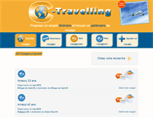 Tablet Screenshot of cotravelling-covoyager.com